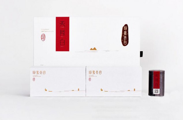 黄金芽茶叶礼盒包装设计