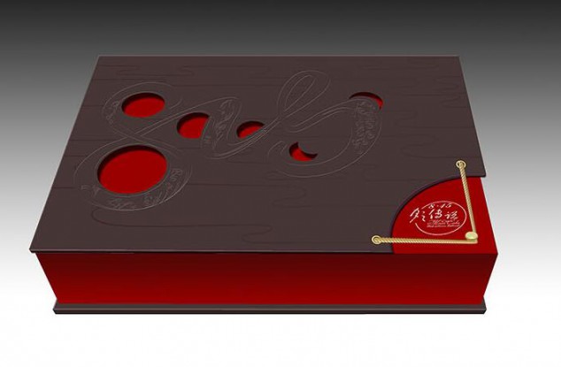 旗袍元素月饼礼盒设计