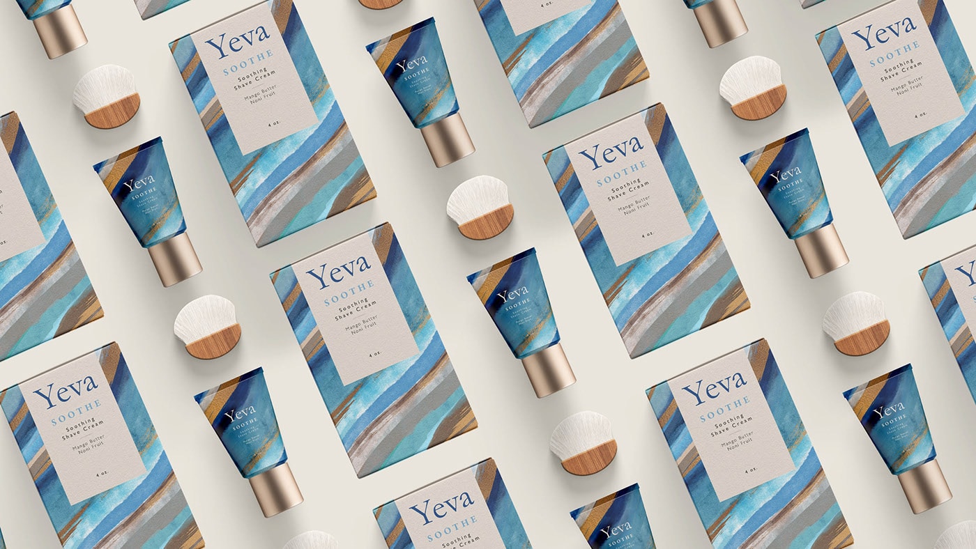 YEVA个性化护肤品品牌VI设计—多样化的产品包装塑造 YEVA个性化护肤品品牌VI设计—多样化的产品包装塑造,化妆品VI设计,VI形象设计,品牌包装设计,深圳VI设计