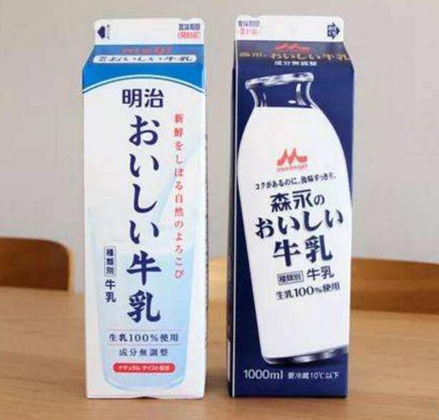 日本牛奶包装设计