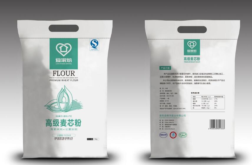 面粉包装袋设计