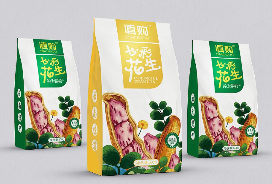 花生包装袋设计